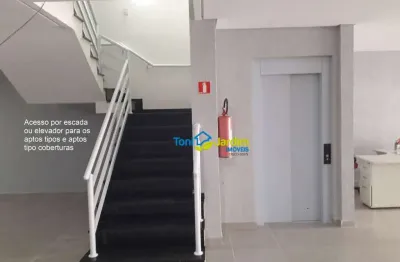 Cobertura com 2 dormitórios à venda, 93 m² por r$ 474.000,00 - utinga - santo andré/sp