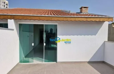 Cobertura com 3 dormitórios à venda, 146 m² por r$ 750.000,00 - vila pires - santo andré/sp
