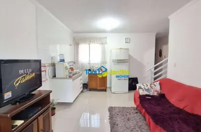 Cobertura com 2 dormitórios à venda, 111 m² por r$ 530.000,00 - vila pires - santo andré/sp