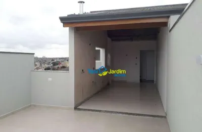 Cobertura com 2 dormitórios à venda, 100 m² por r$ 546.000,00 - parque das nações - santo andré/sp