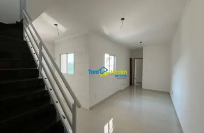 Cobertura com 2 dormitórios à venda, 100 m² por r$ 415.000,00 - jardim santo alberto - santo andré/sp