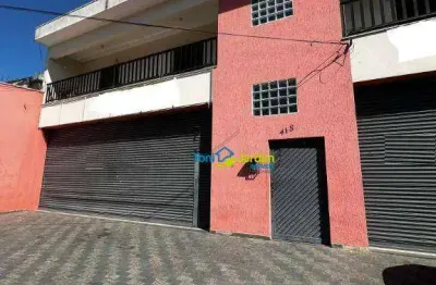 Salão para alugar, 250 m² por r$ 6.400,00/mês - vila luzita - santo andré/sp