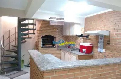 Sobrado com 3 dormitórios à venda, 284 m² por r$ 830.000,00 - parque erasmo assunção - santo andré/sp