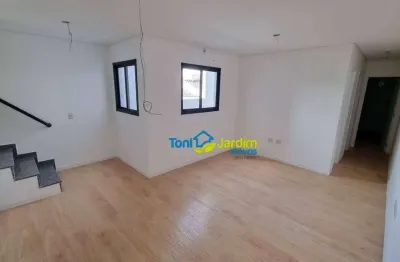 Cobertura à venda, 124 m² por r$ 550.000,00 - parque das nações - santo andré/sp