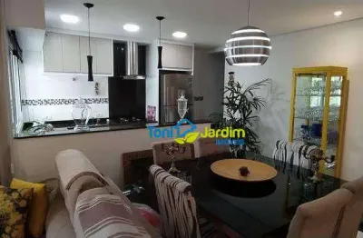 Cobertura com 2 dormitórios à venda, 144 m² por r$ 480.000,00 - jardim santo antônio - santo andré/sp