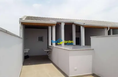 Cobertura à venda, 86 m² por r$ 398.000,00 - parque das nações - santo andré/sp