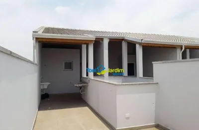 Cobertura com 2 dormitórios à venda, 86 m² por r$ 398.000,00 - parque das nações - santo andré/sp