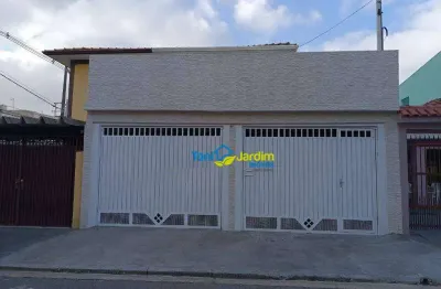 Sobrado com 3 dormitórios à venda, 240 m² por r$ 630.000,00 - vila homero thon - santo andré/sp