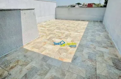 Cobertura com 2 dormitórios à venda, 76 m² por r$ 383.000,00 - parque das nações - santo andré/sp