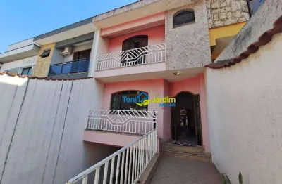 Sobrado com 3 dormitórios à venda, 205 m² por r$ 790.000,00 - bangu - santo andré/sp