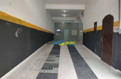 Salão para alugar, 130 m² por r$ 4.200,00/mês - jardim carla - santo andré/sp