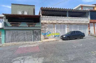 Sobrado com 3 dormitórios à venda, 248 m² por r$ 850.000,00 - cidade são jorge - santo andré/sp