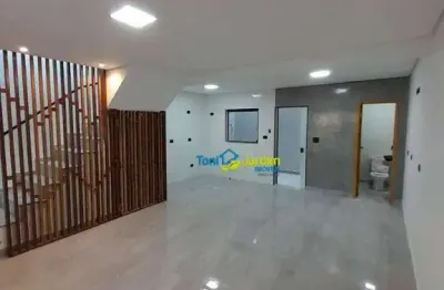 Sobrado com 3 dormitórios à venda, 100 m² por r$ 635.000,00 - jardim das maravilhas - santo andré/sp
