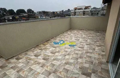 Cobertura com 2 dormitórios à venda, 82 m² por r$ 500.000,00 - jardim guarará - santo andré/sp