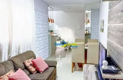 Cobertura com 2 dormitórios à venda, 100 m² por r$ 500.000,00 - parque das nações - santo andré/sp