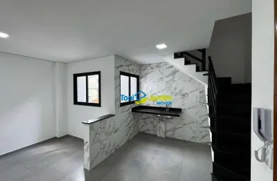 Cobertura com 2 dormitórios à venda, 100 m² por r$ 540.000,00 - vila eldízia - santo andré/sp