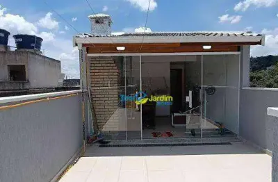 Cobertura com 3 dormitórios para alugar, 160 m² por r$ 3.033,33/mês - jardim do mirante - santo andré/sp