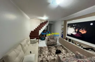 Sobrado com 3 dormitórios à venda, 183 m² por r$ 715.000,00 - parque gerassi - santo andré/sp