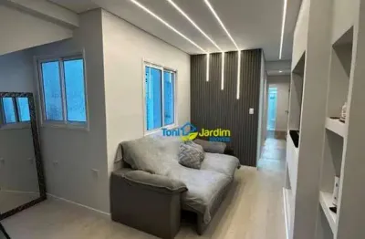 Cobertura com 2 dormitórios à venda, 105 m² por r$ 600.000,00 - vila bastos - santo andré/sp