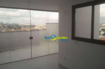 Cobertura à venda, 78 m² por r$ 494.000,00 - parque erasmo assunção - santo andré/sp