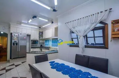Sobrado com 3 dormitórios à venda, 186 m² por r$ 700.000,00 - jardim utinga - santo andré/sp