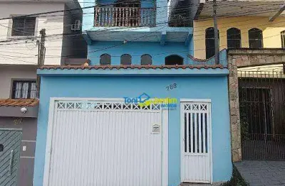 Sobrado com 2 dormitórios à venda, 146 m² por r$ 800.000,00 - vila humaitá - santo andré/sp