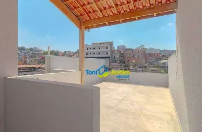 Cobertura com 2 dormitórios à venda, 76 m² por r$ 412.000,00 - parque joão ramalho - santo andré/sp