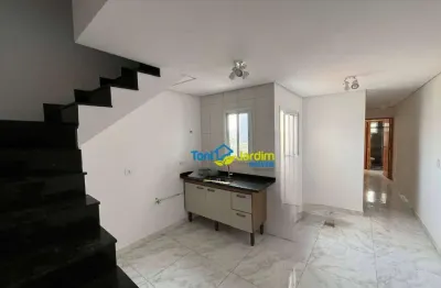 Cobertura com 2 dormitórios para alugar, 106 m² por r$ 2.806,00/mês - parque das nações - santo andré/sp