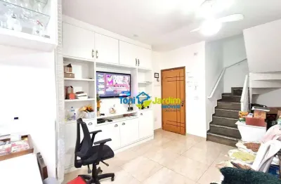 Cobertura com 2 dormitórios à venda, 94 m² por r$ 500.000,00 - parque das nações - santo andré/sp