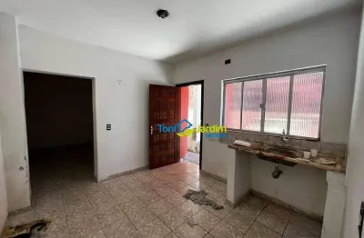 Casa com 1 dormitório para alugar, 40 m² por r$ 900,00/mês - vila guaraciaba - santo andré/sp
