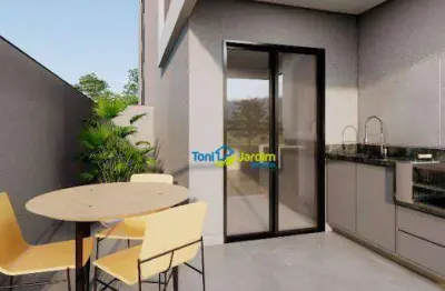 Apartamento garden com 2 dormitórios à venda, 75 m² por r$ 649.000,00 - campestre - santo andré/sp