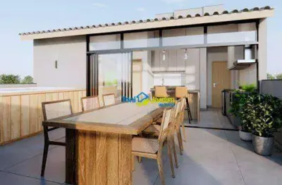 Cobertura com 2 dormitórios à venda, 96 m² por r$ 899.000,00 - campestre - santo andré/sp