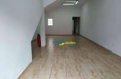 Salão para alugar, 87 m² por r$ 3.060,00/mês - parque das nações - santo andré/sp