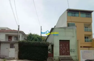 Terreno à venda, 237 m² por r$ 390.000,00 - vila lucinda - santo andré/sp