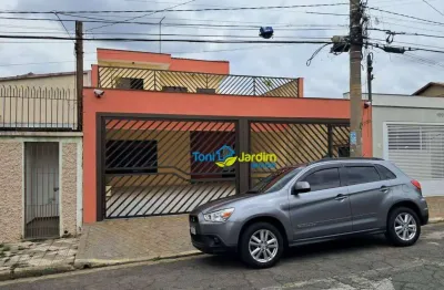 Sobrado com 3 dormitórios para alugar, 264 m² por r$ 6.033,00/mês - vila camilópolis - santo andré/sp