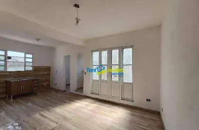 Casa com 1 dormitório para alugar, 90 m² por R$ 1.370,83/mês - Jardim do Mirante - Santo André/SP