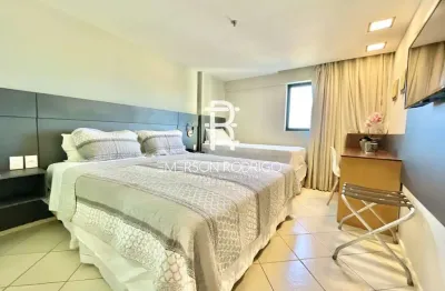 Flat para venda em natal, ponta negra, 1 dormitório, 1 banheiro, 1 vaga