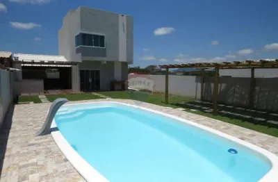 Casa com 2 suítes, piscina e energia solar à venda em são pedro da aldeia – bairro boa vista