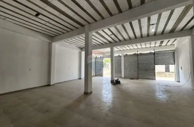 Ponto comercial 130m² novo na praia linda para locação. pé direito 4m