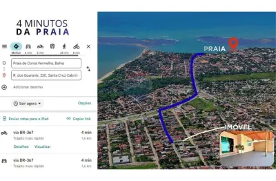 Casa com 2 quartos à venda na Coroa Vermelha, 1, Coroa Vermelha, Santa Cruz Cabrália