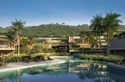 Apartamento garden à venda, alto padrão, canto da lagoa, florianópolis/sc