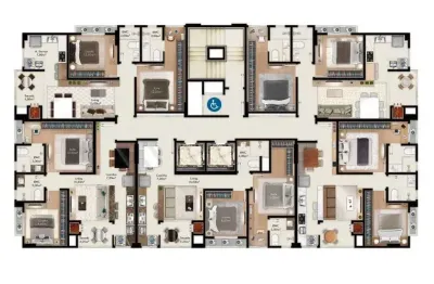 Apartamento  com 2 dormitórios sendo 1 suíte e piscina com borda infinita no morretes em itapema