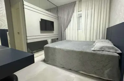 Aparamento mobiliado com 4 suítes e 4 vagas de garagem em itapema