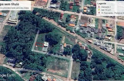 Terreno com 300 m no bairro pontal do norte em itapoá