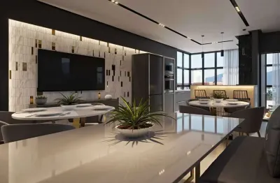 Apartamento diferenciado na planta com 3 suítes e 2 vagas de garagem em porto belo- sc