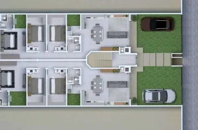 Apartamento em construção com 3 dormitórios sendo 1 suíte e 1 vaga na praia de balneário piçarras