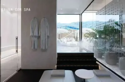 Loft duplex com 1 suíte e 2 vagas de garagem na praia brava.