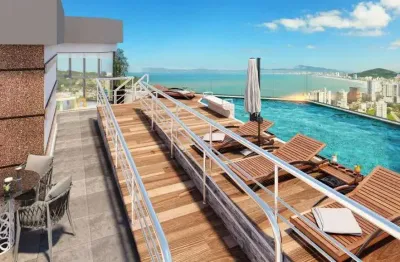Apartamento em construção com 1 dormitório e 1 vaga de garagem no bairro canto da praia em itapema