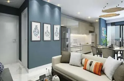 Apartamento em construção com 2 dormitórios e 1 vaga de garagem no bairro morretes em itapema