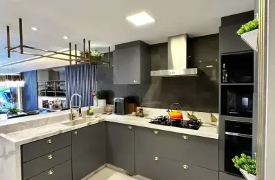 Apartamento com 3 dormitórios sendo 1 suíte e 2 vagas de garagem na praia brava em itajaí/sc